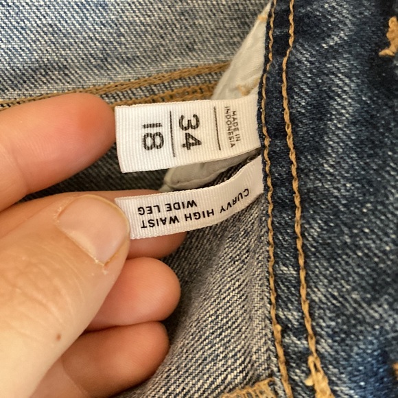 LOFT wide leg crop jeans - Picture 4 of 6